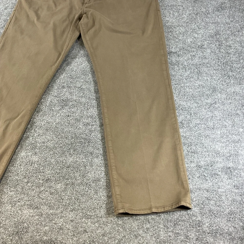 Mavi Matt Relaxed Straight Leg Jeans Mens 38x30 Brown Stretch Casual Pants